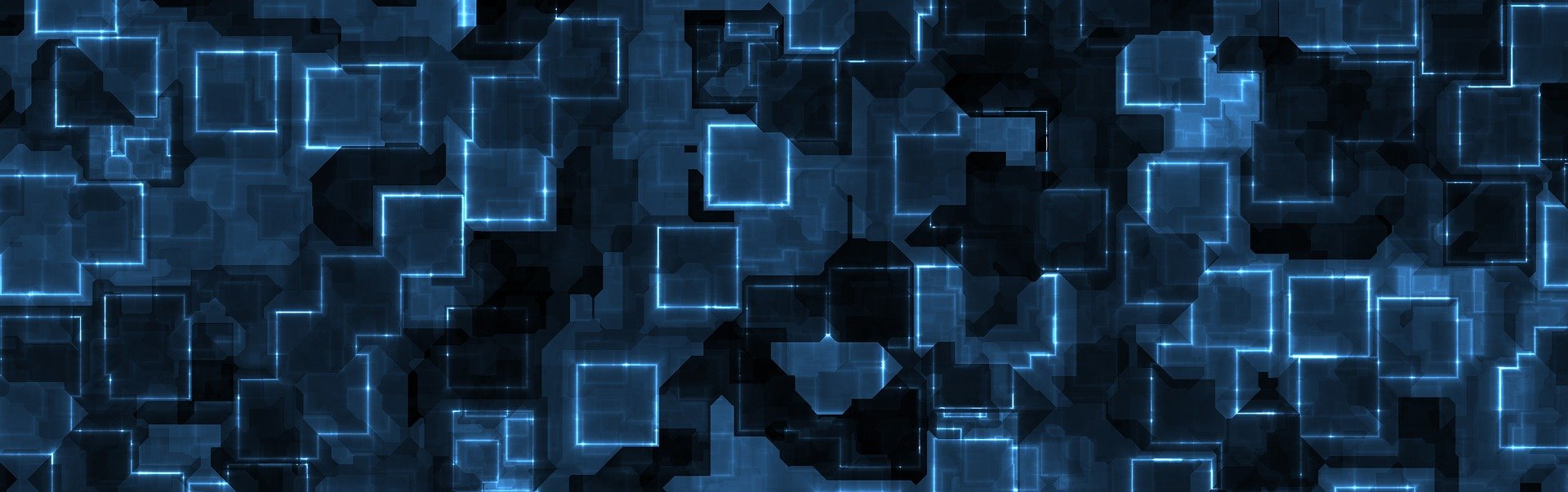 Grafiskt mönster i blått